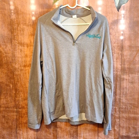 SPORT-TEK LIFE STREAM SIZE LARGE PULLOVER GRAY - Picture 1 of 5
